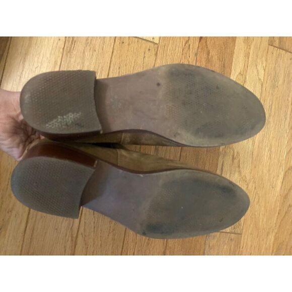 Steve Madden Dover women's suede brown chelsea elastic side ankle booties sz 8.5 - Picture 6 of 8